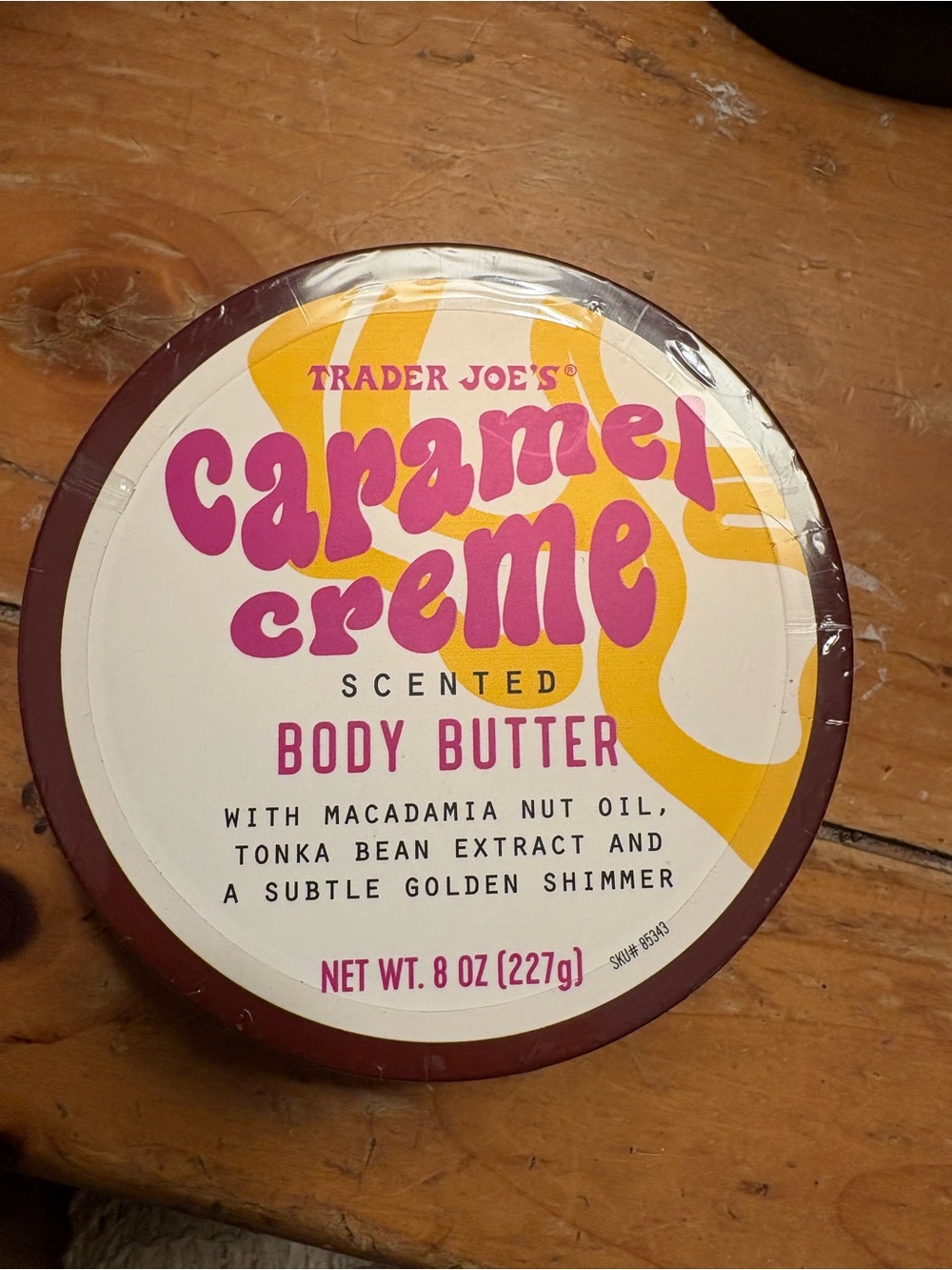 Trader Joe’s Caramel Crème Scented Body Butter Sealed